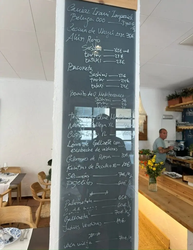 Terraza de Pezio en Cabo de Palos