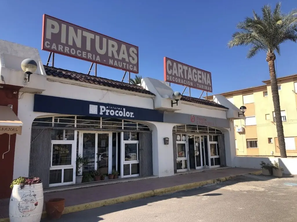 Productos de pintura en Pinturas Cartagena
