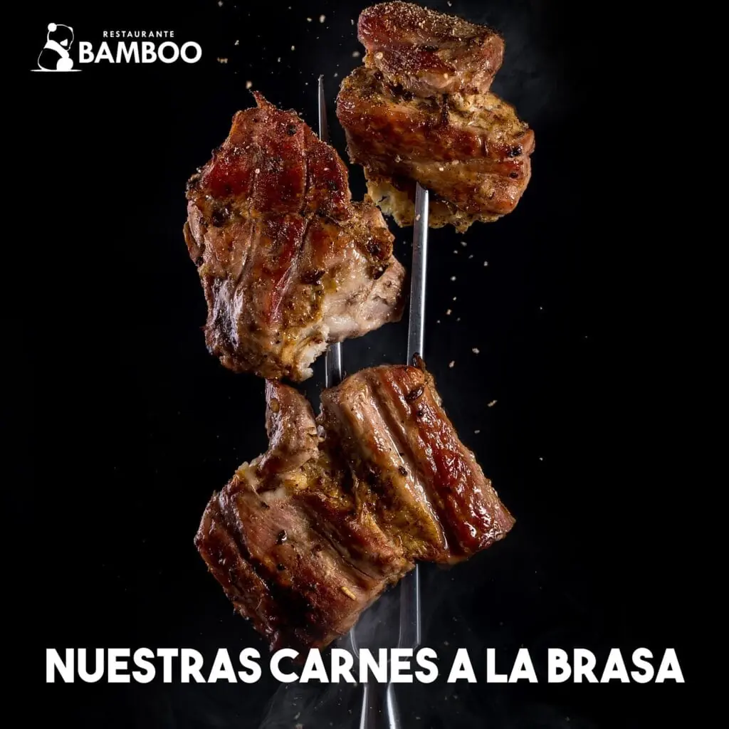Chuletón servido en Restaurante Bamboo, La Manga
