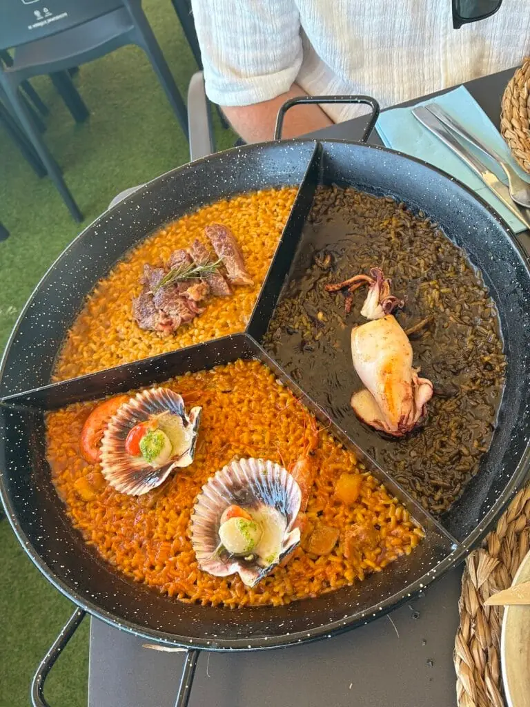 Vistas al mar desde Restaurante Calypso