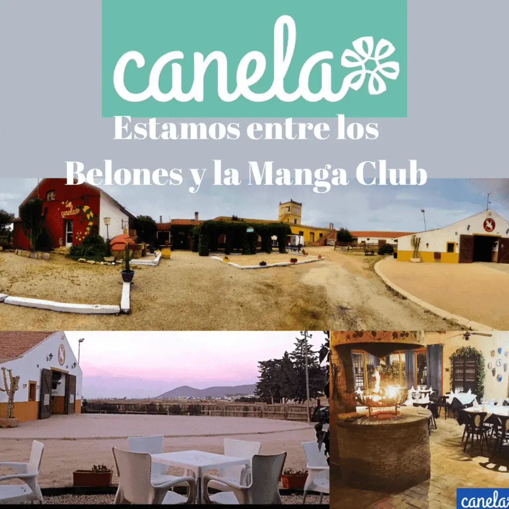 Terraza rústica de Restaurante Canela, Los Belones