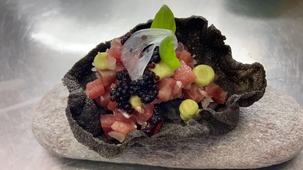 Entrante de cocina marinera en Restaurante El Mosqui