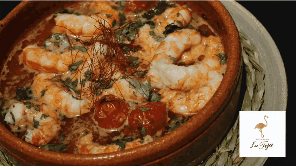 Tapa de marisco en Restaurante La Teja