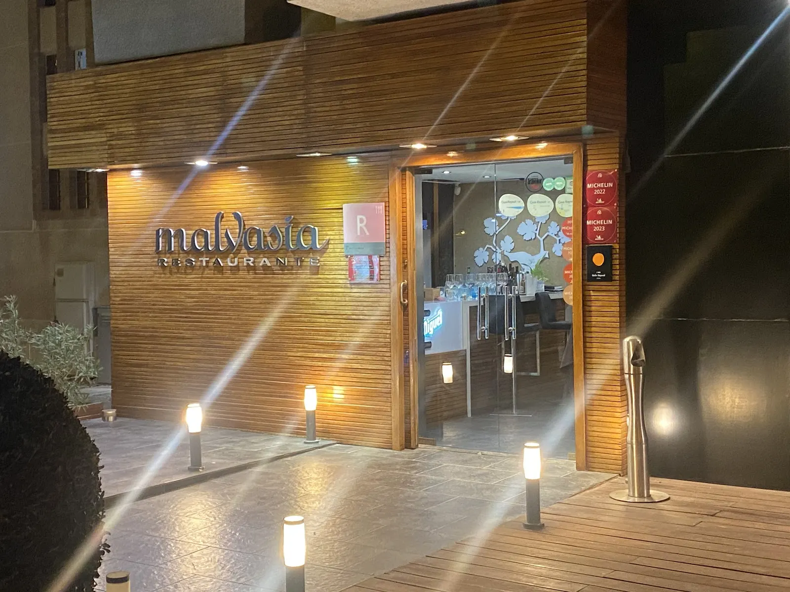 Mesa de Restaurante Malvasía, Playa Honda