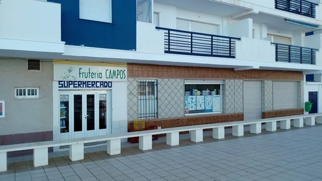 Fachada de Supermercado Frutería Campos, Gran Vía de La Manga