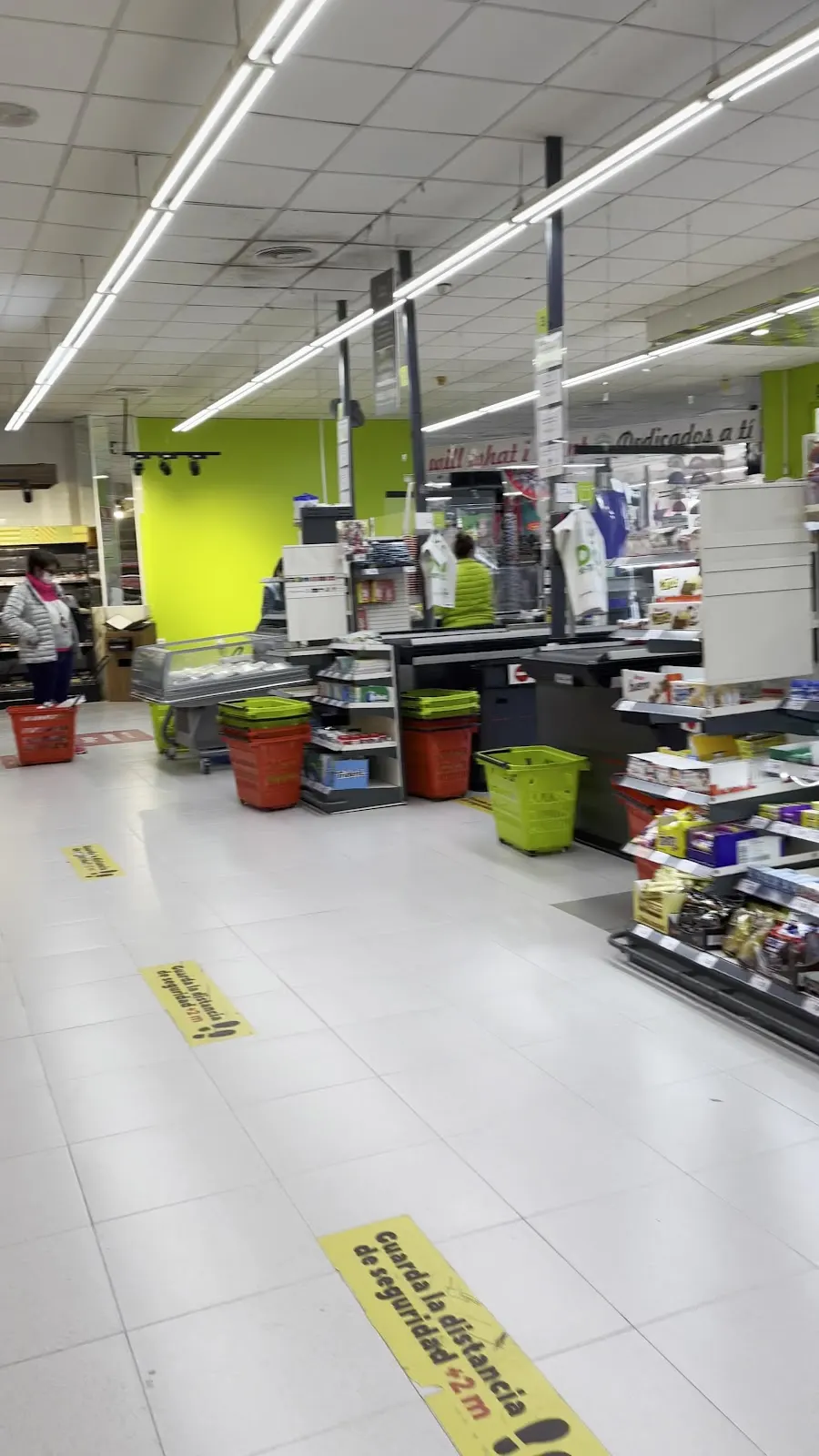 Cajas del supermercado Dia, La Manga