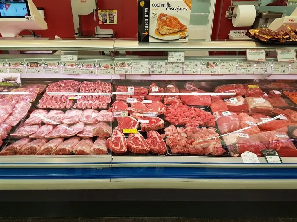 Interior del supermercado Eurospar, Cabo de Palos
