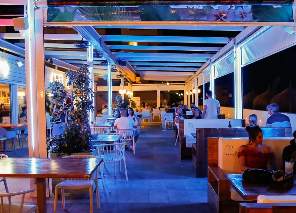 Calamar servido en Restaurante Surfing, La Manga