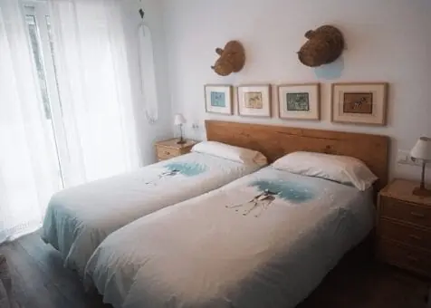 Dormitorio de The Blue Family House