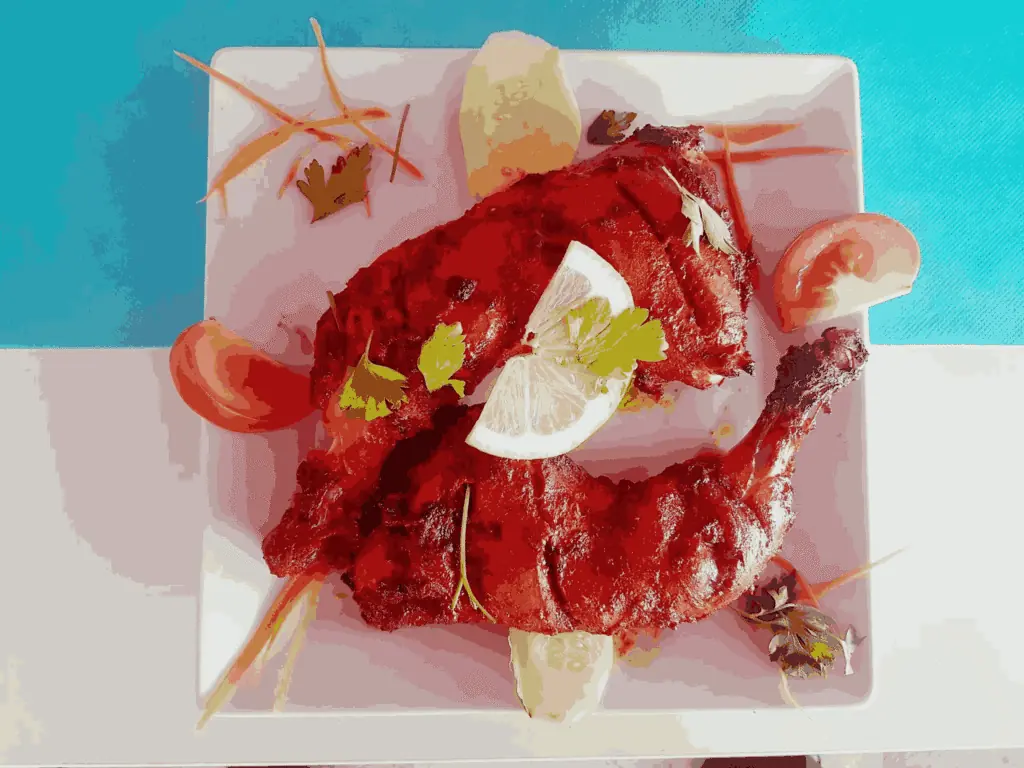Plato de curry en The Curry Gardens, La Manga Club