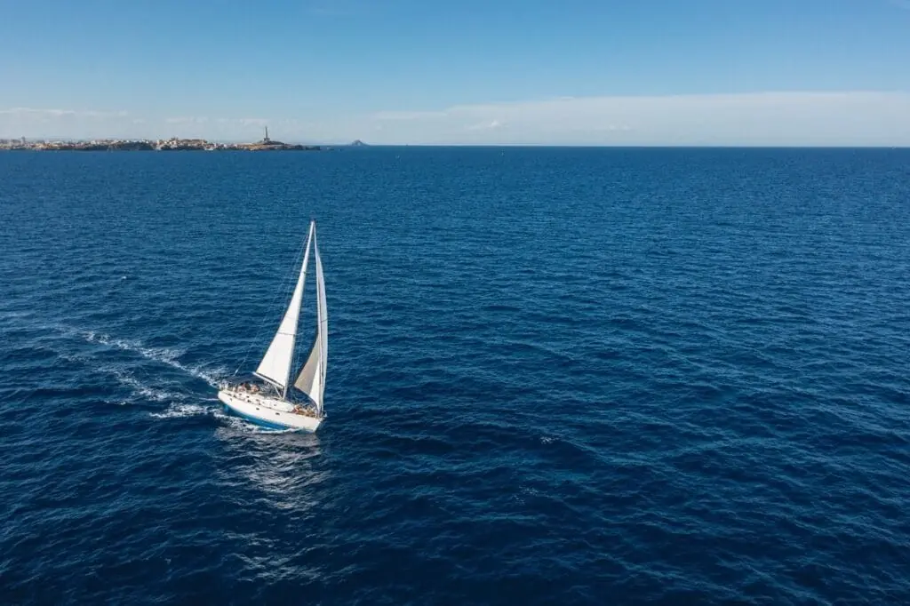 Cala visitada en una excursión de Velero Antídoto